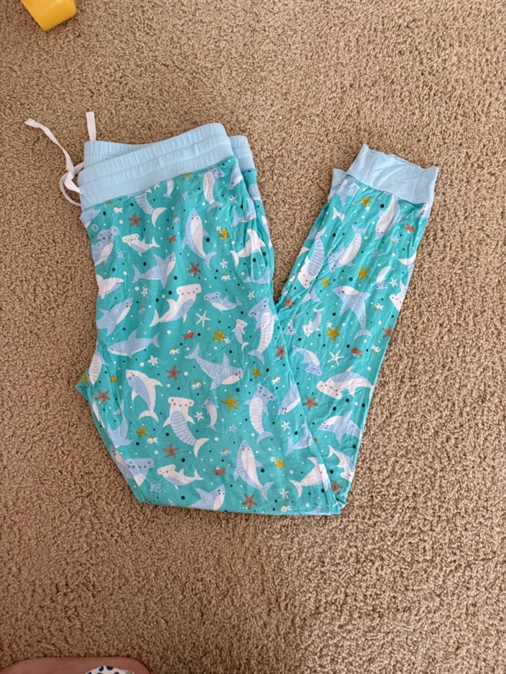 Little Sleepies Light Blue Shark soirée women’s Pajama Bottoms